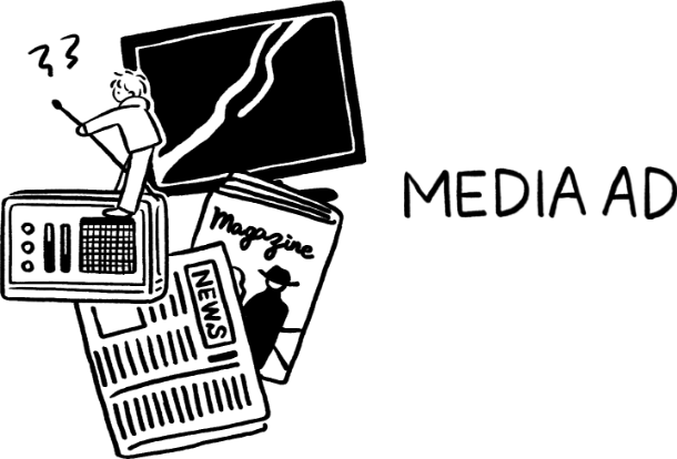 オールドメディアへ広報展開イメージ